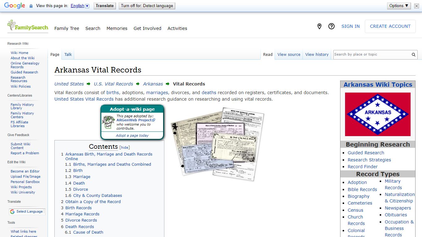 Arkansas Vital Records • FamilySearch
